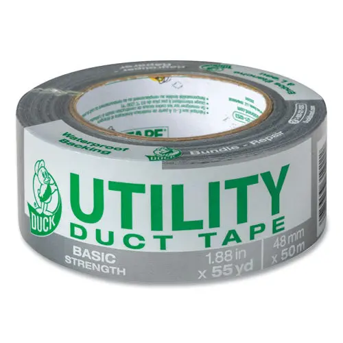 Utility Grade Tape, 3" Core, 1.88" X 55 Yds, Silver 1