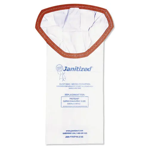 Vacuum Filter Bags Designed To Fit Proteam Super Coach Pro 10, 100-Ct 1