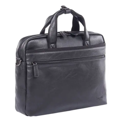 Valais Executive Briefcase, Holds Laptops 15.6", 4.75" X 4.75" X 11.5", Black 1