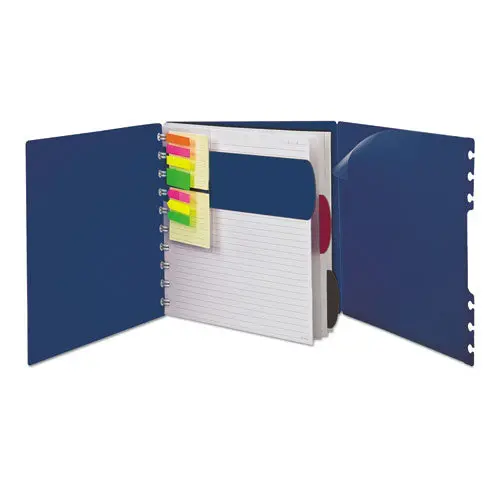 Versa Crossover Notebook, 1 Subject, Wide-Legal Rule, Navy Cover, 11 X 8.5, 60 Sheets 1