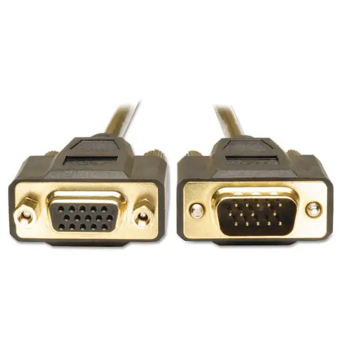 Vga Monitor Extension Cable, 640 X 480 (Hd15 M-F), 6 Ft., Black 1