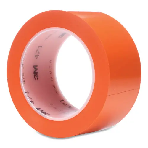 Vinyl Floor Marking Tape 471, 2" X 36 Yds, Orange 1