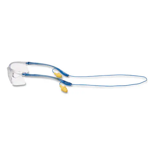 Virtua Sport Ccs Protective Eyewear, Blue Plastic Frame, Clear Polycarbonate Lens 1