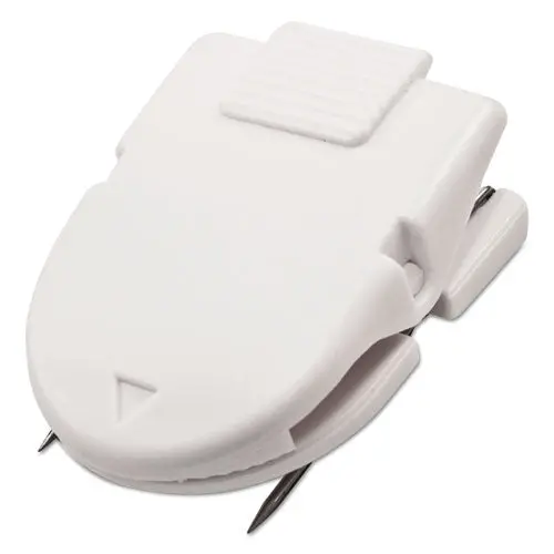Wall Clips For Fabric Panels, 40 Sheets, White, 50-Box 1