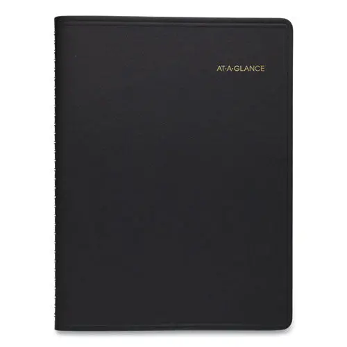 Weekly Appointment Book, Academic, 11 X 8.25, Black, 2020-2021 1