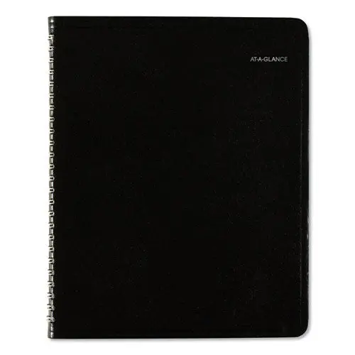 Weekly Planner, 8.75 X 7, Black, 2021 1