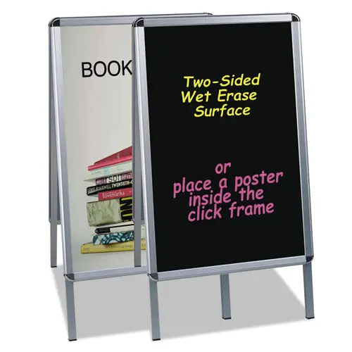 Wet Erase Board, 27X34, Black, Aluminum Frame 1
