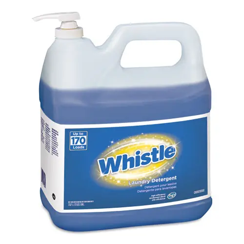 Whistle Laundry Detergent (He), Floral, 2 Gal Bottle, 2-Carton 1