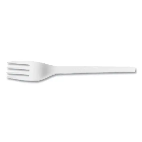 White Cpla Cutlery, Fork, 1,000/Carton 1