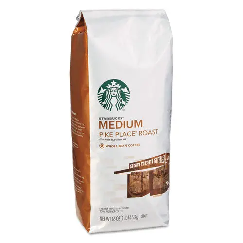 Whole Bean Coffee, Pike Place Roast, 1 Lb Bag 1