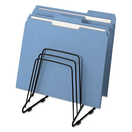 Wire Step File Ii, 5 Sections, Letter To Legal Size Files, 7.25" X 6" X 8.25", Black 1