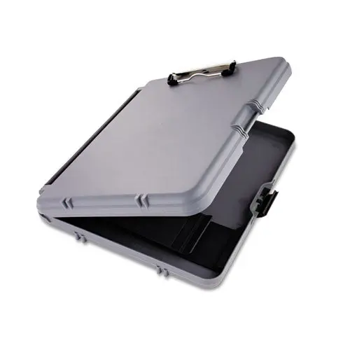 Workmate Storage Clipboard, 1-2" Capacity, Holds 8 1-2W X 12H, Charcoal-Gray 1