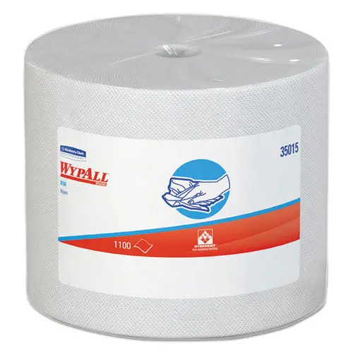 X50 Cloths, Jumbo Roll, 9 4-5 X 13 2-5, White, 1100-Roll 1