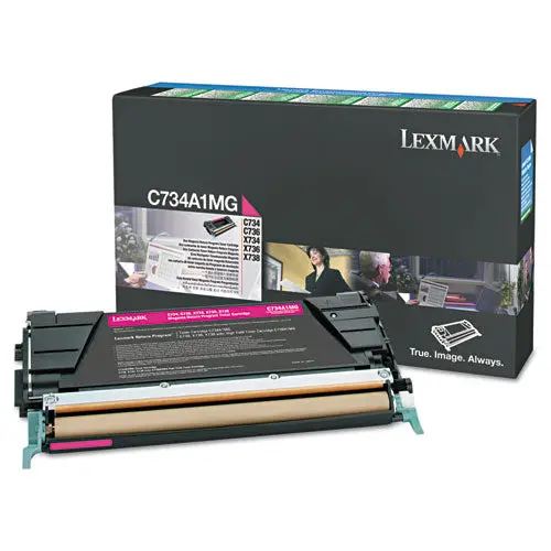 X746a1mg Return Program Toner, 7000 Page-Yield, Magenta 1