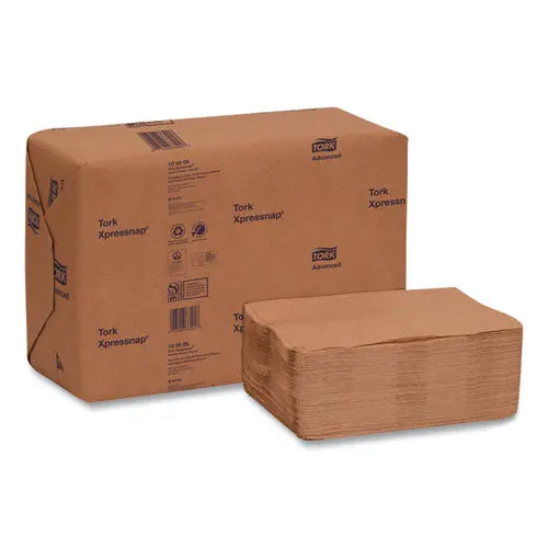 Xpressnap Interfold Dispenser Napkins, 2-Ply, 6.5 X 8.5, Natural, 500/Pack, 12 Packs/Carton 1