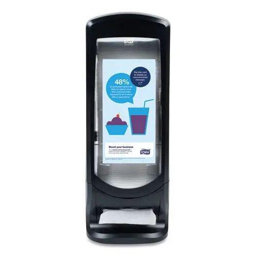 Xpressnap Stand Napkin Dispenser, 9 1-4W X 9 1-4D X 24 1-2H, Black 1