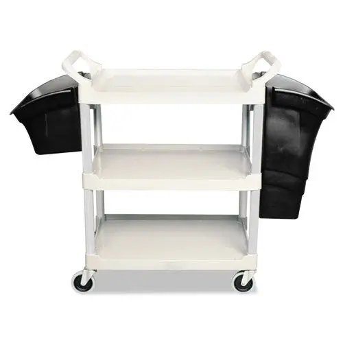 Xtra Utility Cart, 300-Lb Capacity, Three-Shelf, 20W X 40.63D X 37.8H, Gray 1