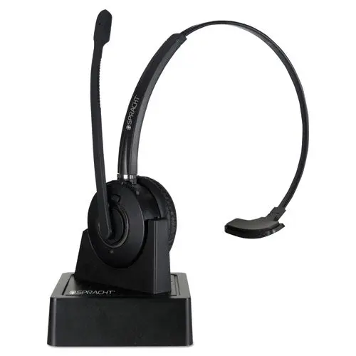 Zum Maestro Usb Softphone Headset, Monaural, Over-The-Head, Black 1