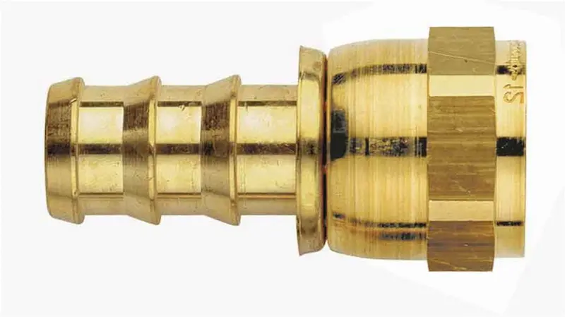Aeroquip Fbm1234 Swivel Fitting – #10 An Brass 37° Flare For Fuel And Hydraulic Lines 1