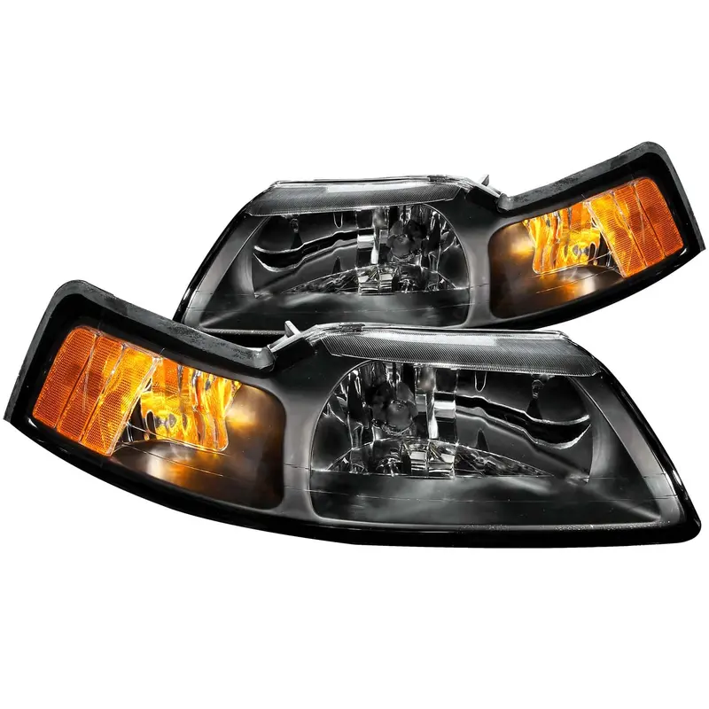 Anzo Usa 121040 Clear Crystal Headlight Assembly With Black Housing – Pair 1
