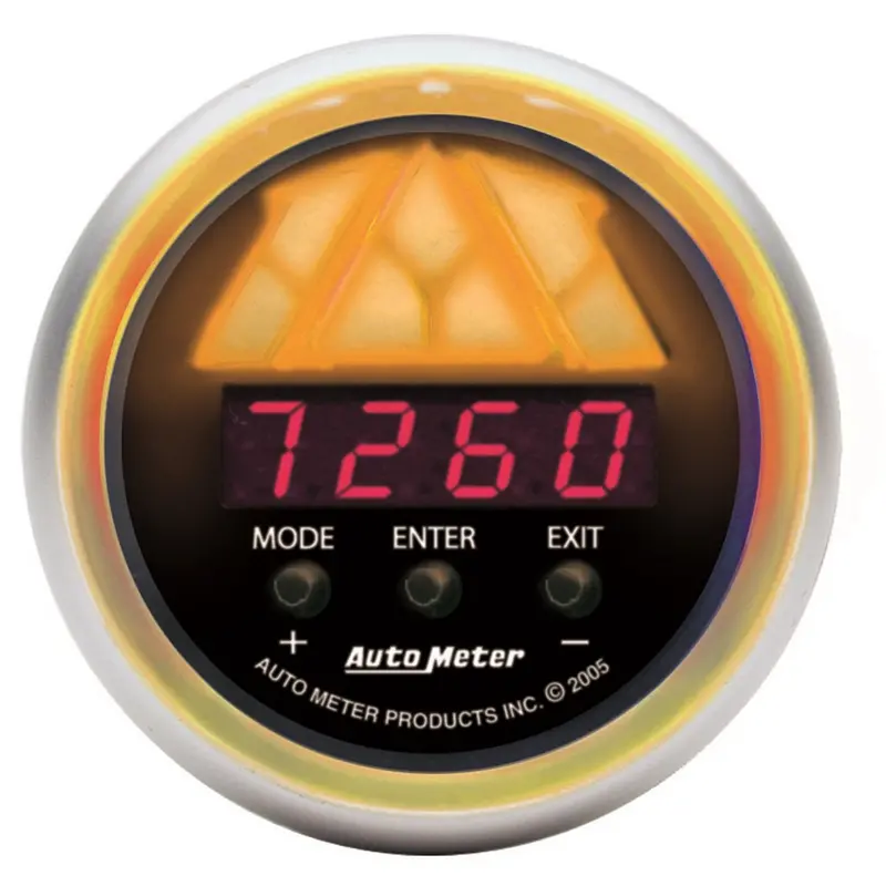 Autometer Digital Shift Light Gauge With Multi-Color Led Display (Model 3388, Dpss Level 2) 1