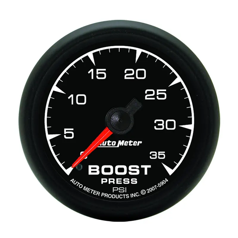 Autometer Mechanical Boost Gauge – 2-1/16" Dial, 35 Psi Range (5904) 1
