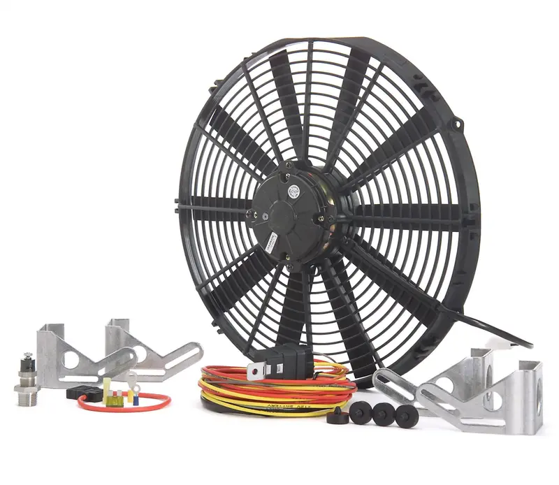 Be Cool Euro-Style 16-Inch Medium Profile Radiator Fan Module – Black 1
