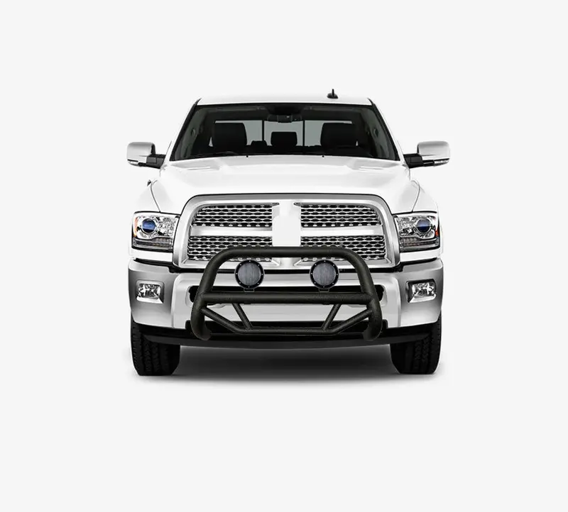 Black Horse Off Road Mbt-Mr1103-Plfb Textured Black Steel Modular Rocker Panel 1