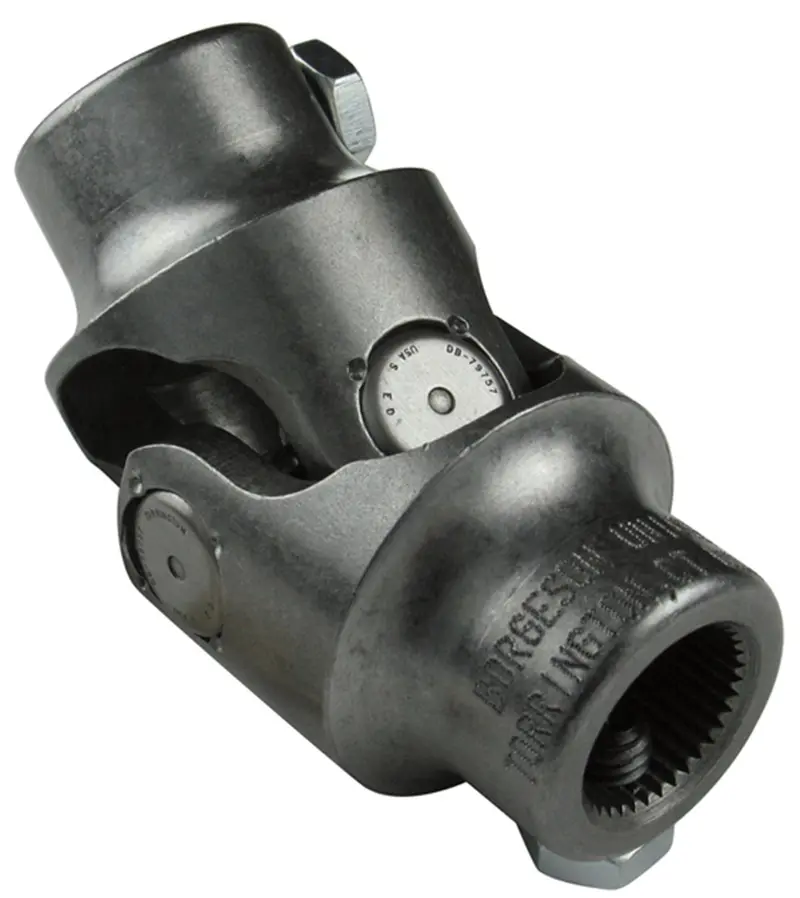 Borgeson 014309 Universal Steel Steering U-Joint: 1"-48 To 9/16"-26 Spline 1