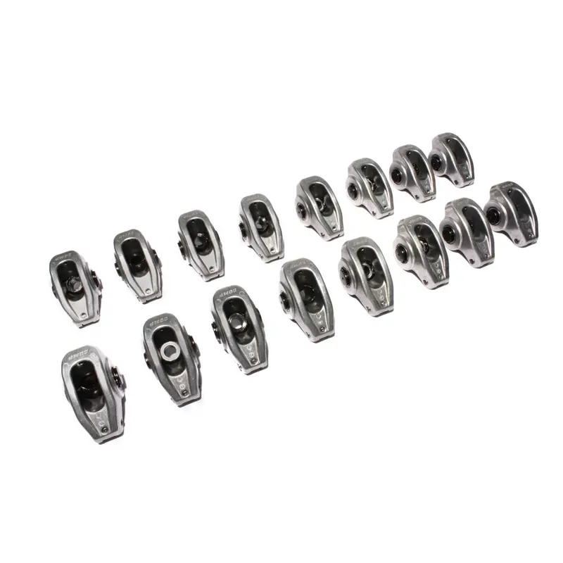 Comp Cams 17004-16 Aluminum Roller Rocker Set – 1.5 Ratio For Small Block Chevy Engines 1