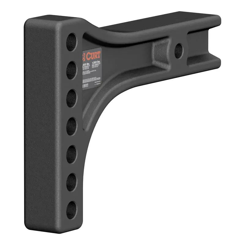 Curt 17131 Weight-Distribution Shank — 2.5-Inch Receiver, 2-Inch Drop, 6-Inch Rise 1