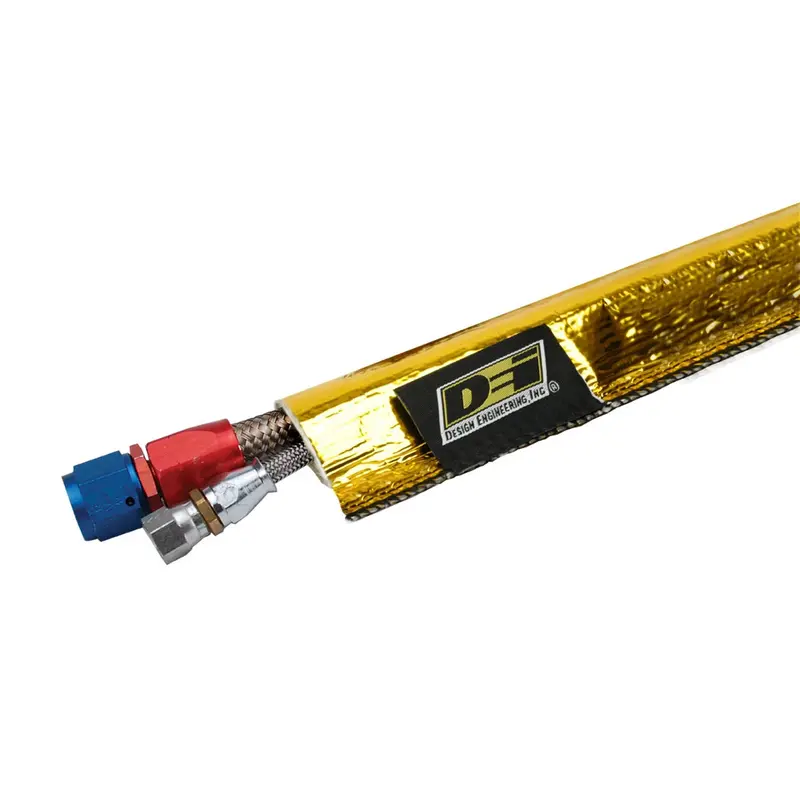 Design Engineering Heat Sheath Gold – 1.5" Id × 36" Length Thermal Protection Sleeve (10916) 1