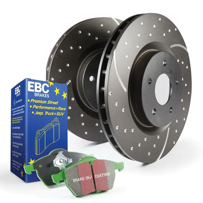 Ebc Brakes S10Kr1326 Greenstuff Performance Brake Kit With Gd Rotors For S10 1