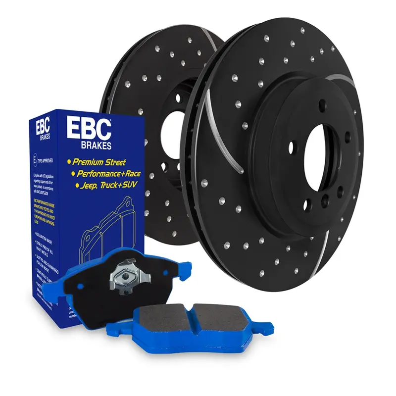 Ebc Brakes S6Kr1258 Stage 6 Brake Kit – Bluestuff Pads + Gd Drilled & Slotted Rotors 1