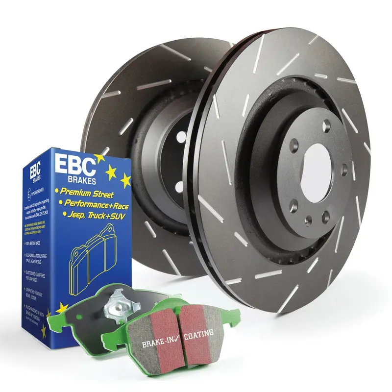 Ebc Greenstuff 6000 & Usr Brake Kit – S2 Series Front Kit With Performance Rotors 1