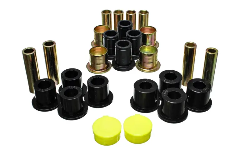 Energy Suspension 5.3139G Front Control Arm Bushing Kit – Black Polyurethane 1