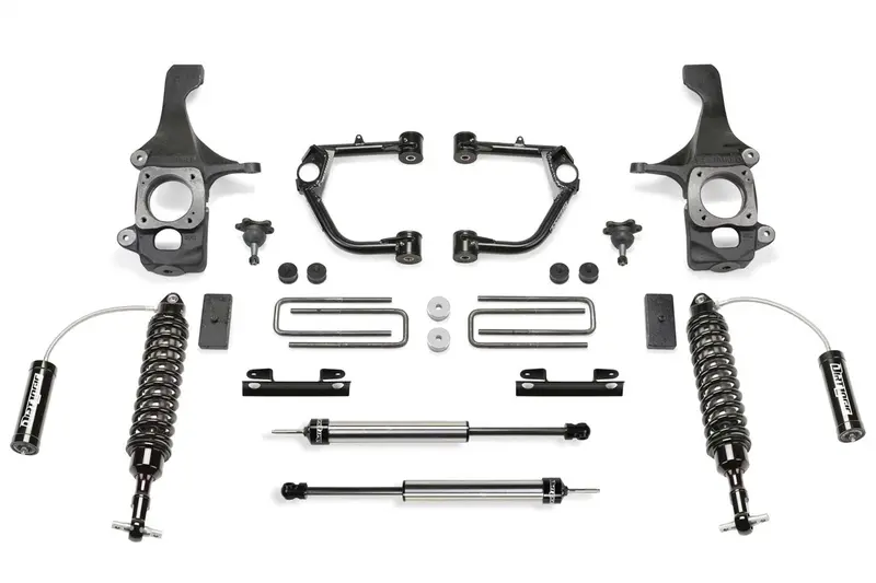 Fabtech K7074Dl Uniball Upper Control Arm Lift Kit – Includes Dirt Logic Ss 2.5 Coilovers & 2-Inch Lift 1