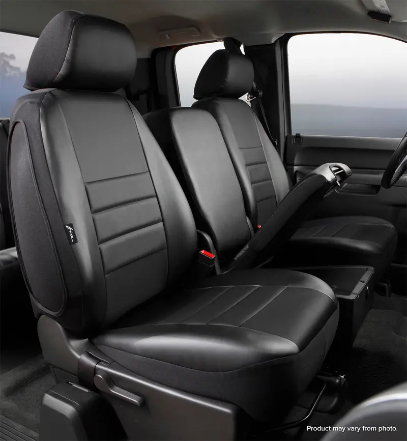Fia Leatherlite Custom Seat Covers – Black/Black Trim (Sl67-24) 1