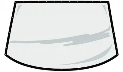 Five Star 574-6111-3 Rear Window Abc Molded Panel – .093" Uncoated Acrylic 1