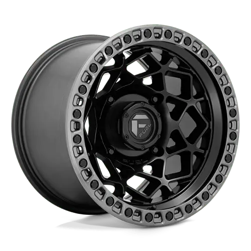Fuel Utv D7831570A543 15X7 Black Machined Beadlock Wheel — 4X156Mm Bolt Pattern, 10Mm Offset 1