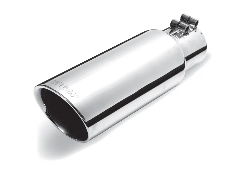 Gibson Performance Stainless Steel Exhaust Tip – Double-Walled, Angled Design For Aggressive Styling – Part #500417 1