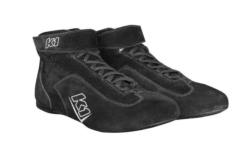 K1 Racegear 24-Chl-N-9 Challenger Racing Shoes – Black, Size 9, Sfi 3.3/5 Certified 1