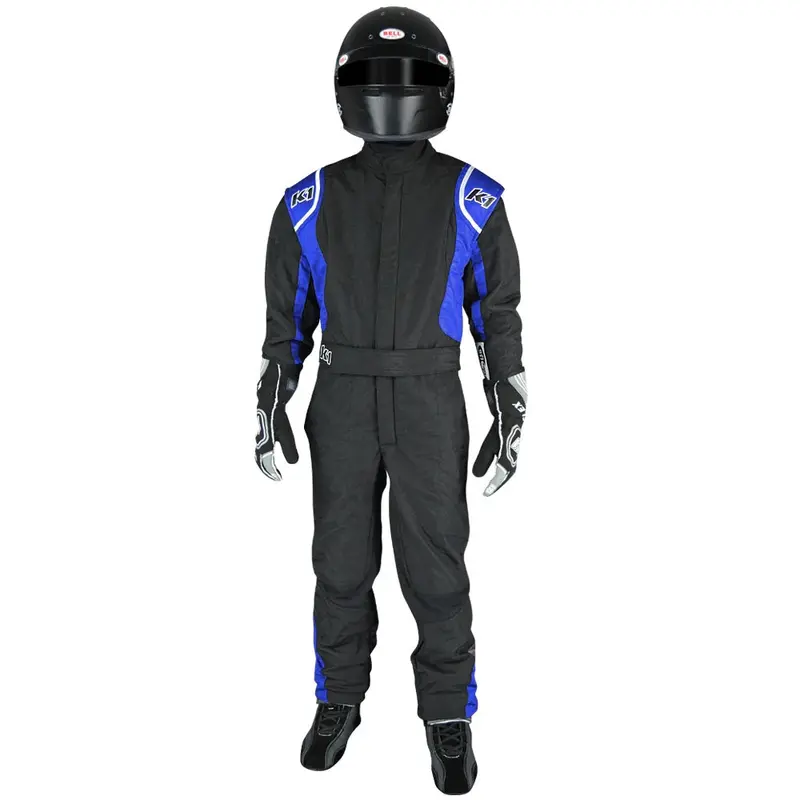 K1 Racegear Precision Ii Racing Suit – 3X-Small, Black/Blue Colorway, Fia 8856-2000 Certified 1