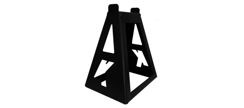 Kevko K8001-B Heavy-Duty 15-Inch Stackable Jack Stand – Black Finish 1