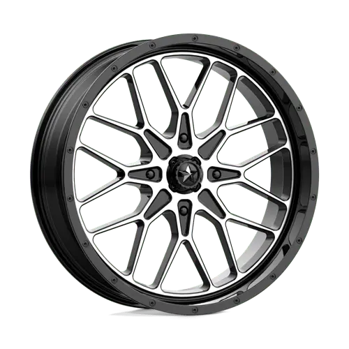 Msa Offroad Ma45 Machined Alloy Wheel – 16X7 Inch, 4X137 Bolt Pattern, Gunmetal Black (Model M45-06737) 1