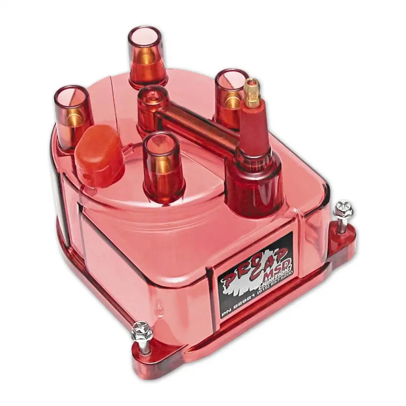Msd Red Power Cap Distributor Cap – Includes Integrated Coil Tower (Model 82921) 1