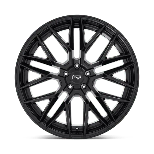 Niche M224 Series 24X10 Wheel – 5X120 Bolt Pattern, +35Mm Offset, Gloss Black 1