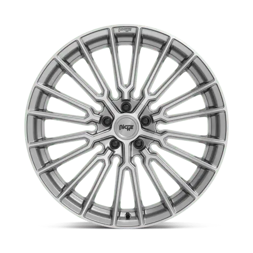 Niche M251 Alloy Wheel – 20X9", 5X112Mm, Brushed Platinum Finish, +27Mm Offset (M251209044+27) 1