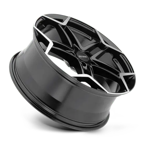 Petrol Pep1A Alloy Wheel – 19X8 Inches, 5X110 Bolt Pattern, Gloss Black Finish, 40Mm Offset 1