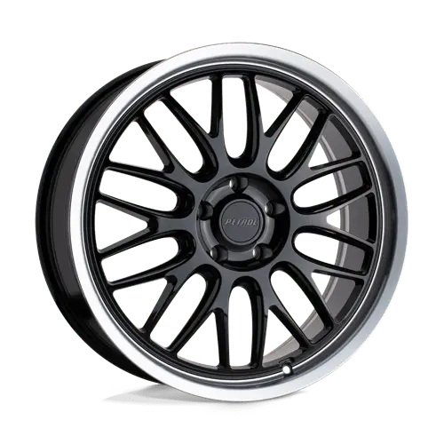 Petrol Pep4C 16X7 Inch Alloy Wheel – 5X100 Bolt Pattern, Gloss Black, +40Mm Offset 1